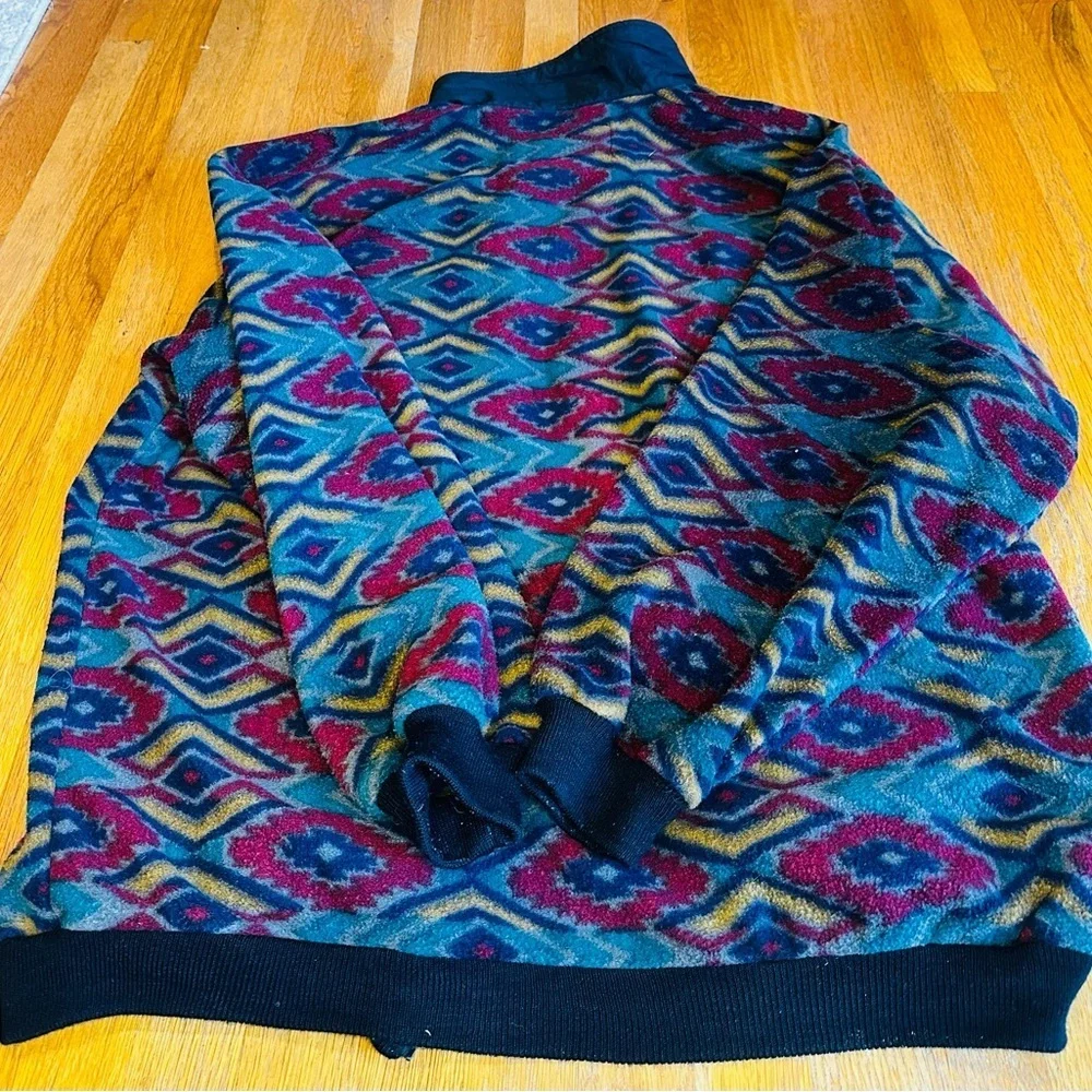 Vintage First Down Men's Vibrant Patterned Jacket
